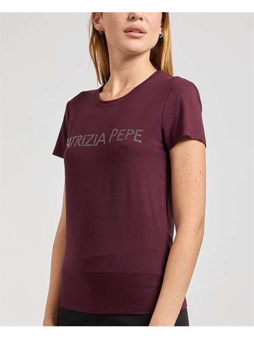 T-shirt donna Patrizia Pepe girocollo slim fit PATRIZIA PEPE | CM1419-J013M536